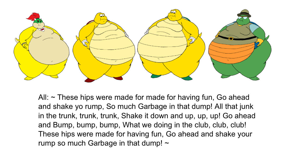 Browser Inflation Fat Bowser Jr. And His Friends New Fat Song by inflationrules on DeviantArt
