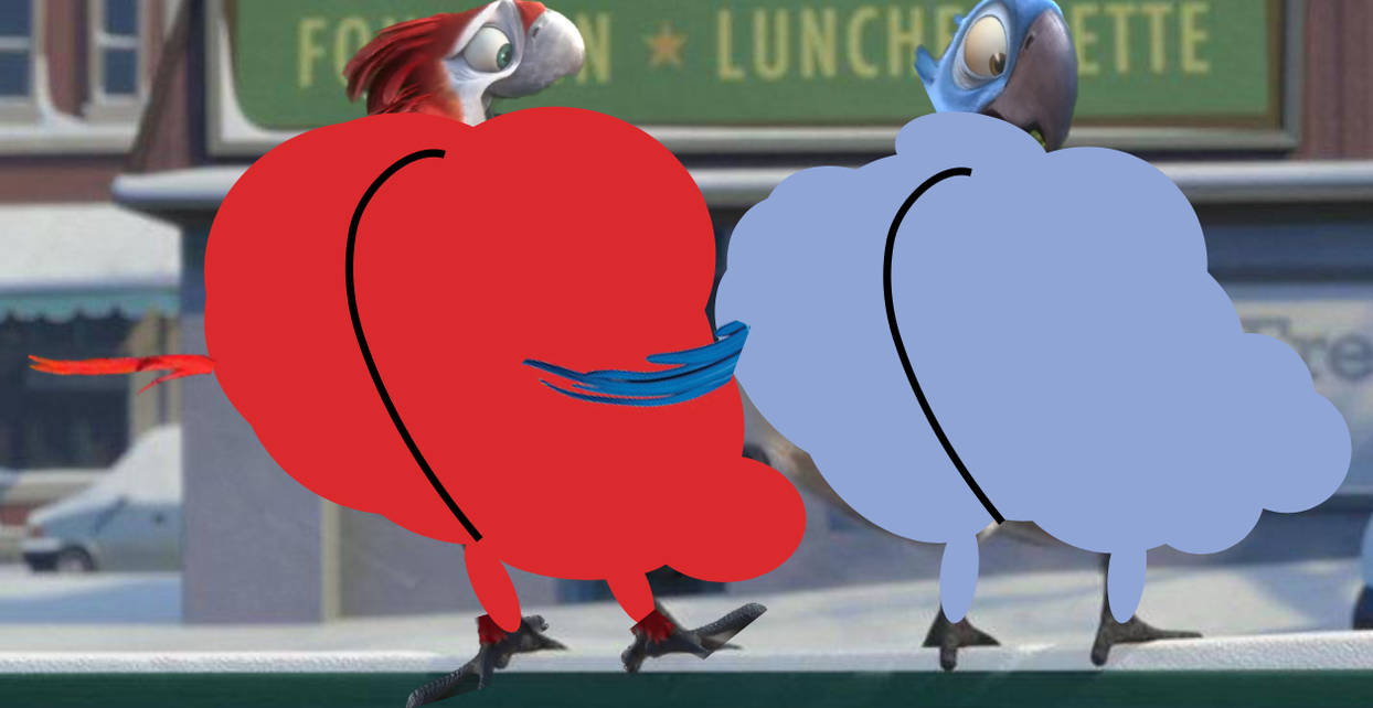 Fat Red Bird Rio The Two Fat Rio Birds by inflationrules on DeviantArt