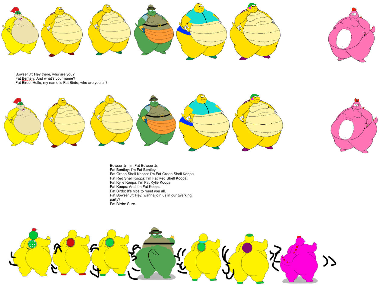 Browser Inflation Fat Bowser Jr New Friend by inflationrules on DeviantArt