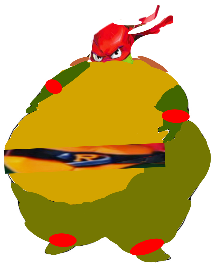 Tmnt Raph Fat Fat Raphael by inflationrules on DeviantArt
