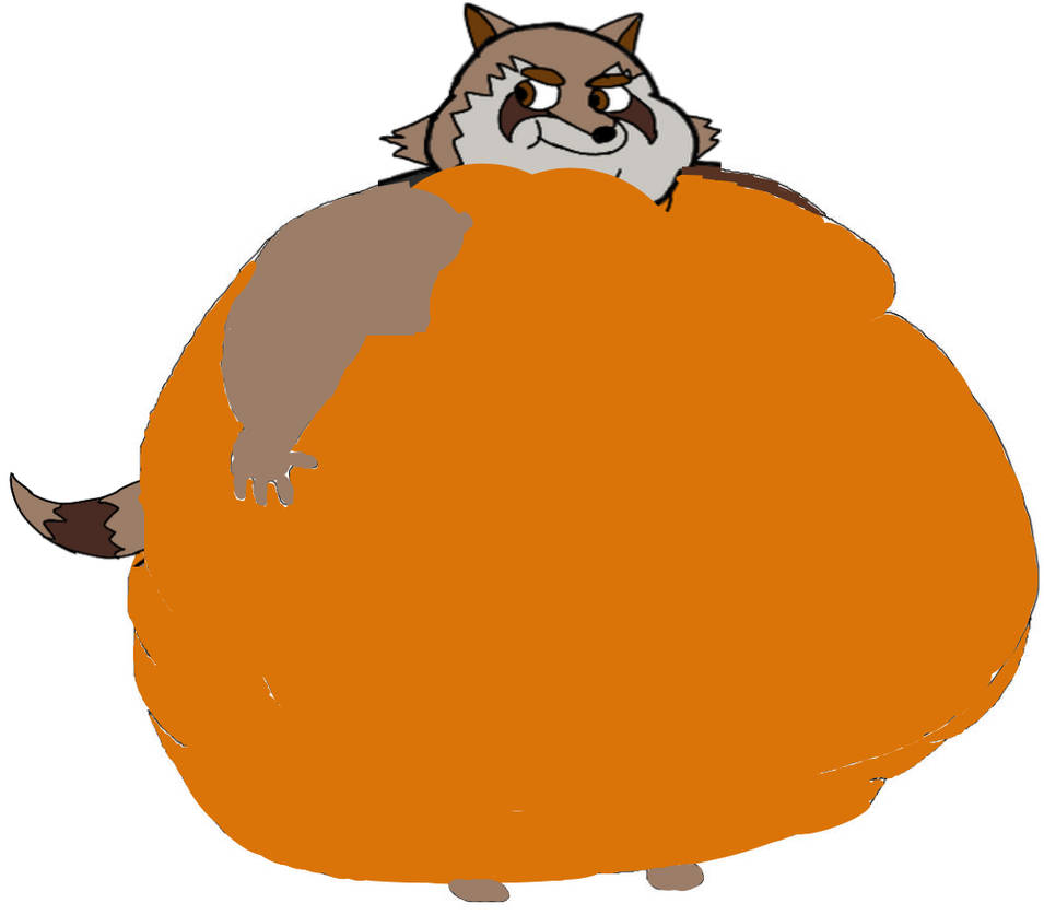 Rocket Racoon Inflated Fat Rocket by inflationrules on DeviantArt