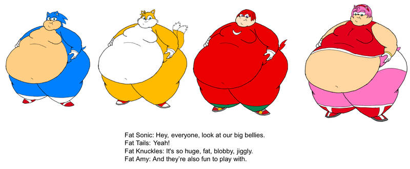Musical Fat Inflation Fat Sonic And Friends: I Love My Big Belly by inflationrules on DeviantArt