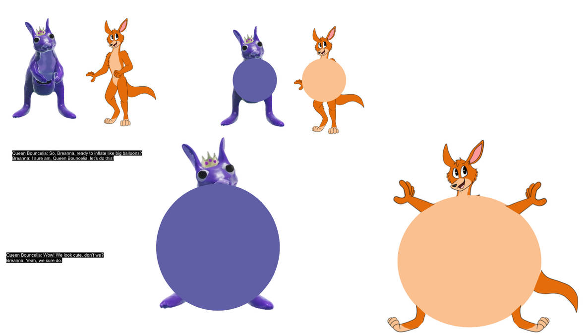 Queen Oreo Inflation Queen Bouncelia And Breanna Inflation (Comic) by inflationrules on ...