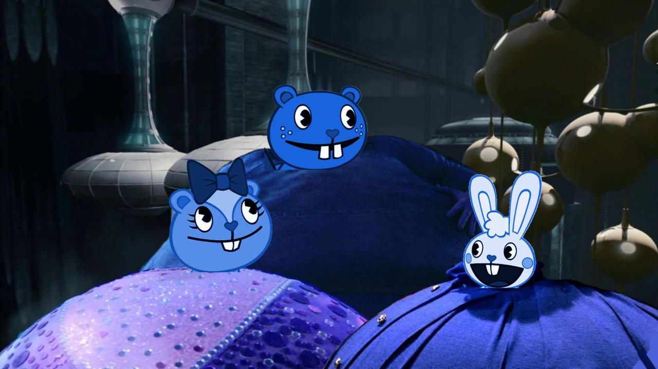 Glggles Inflation Cuddles, Giggles, And Toothy As A Blueberry Team by inflationrules on ...
