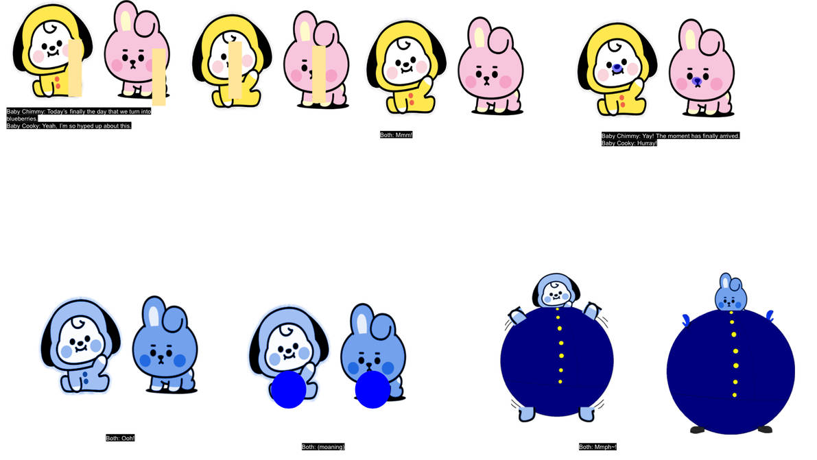 Baby Inflation Baby Chimmy And Baby Cooky Blueberry Inflation by inflationrules on ...