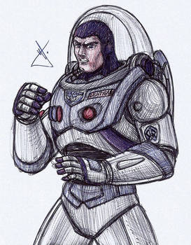 Buzz Lightyear sketch