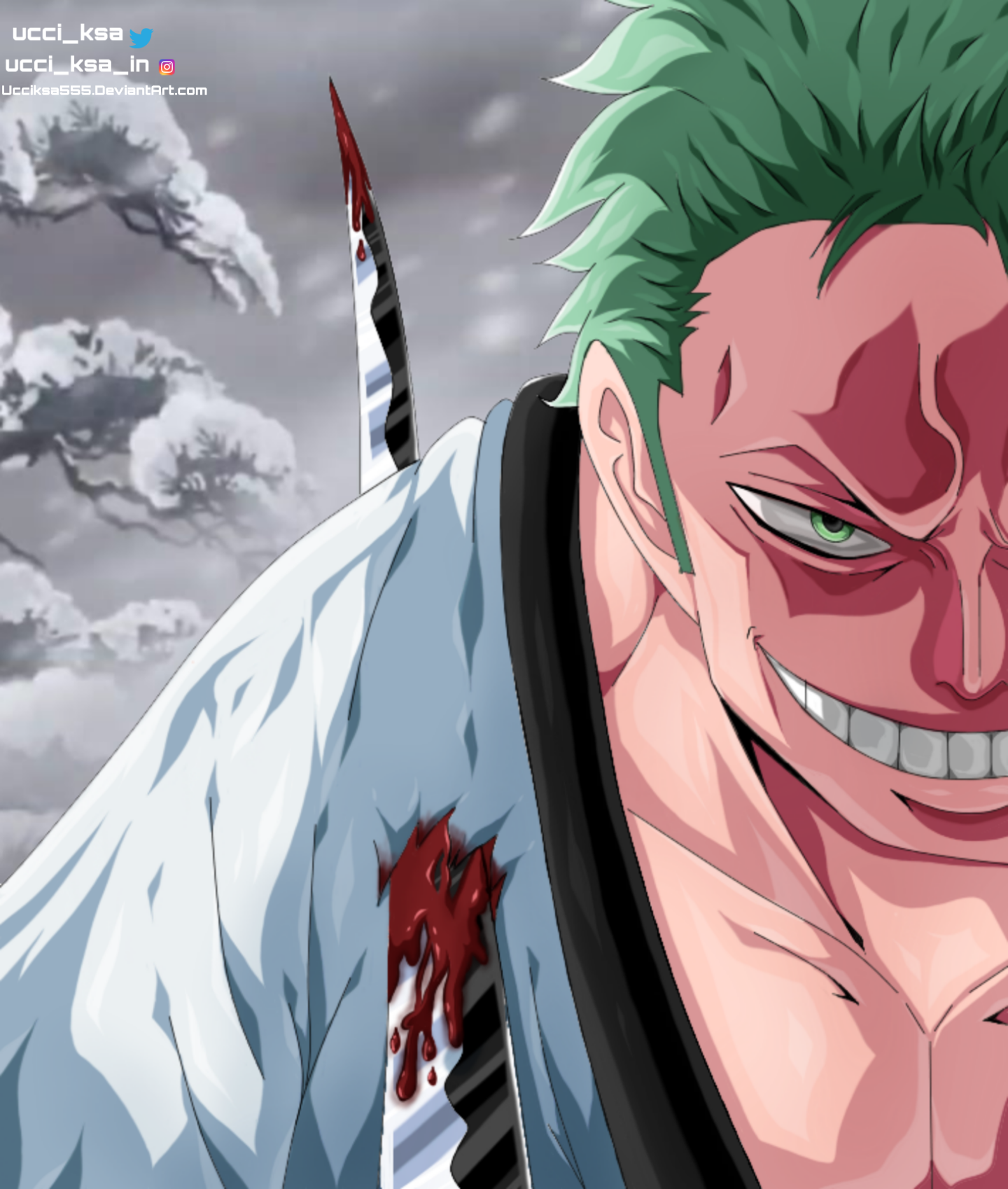 Dessin termin One Piece Roronoa Zoro by siva7 on DeviantArt