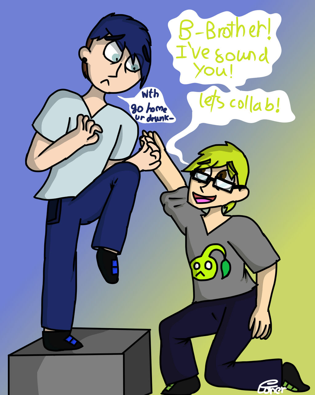 Dantdm And Bijuu Mike Best Brothers By Lonereevee On Deviantart - dantdm and bijuu mike best brothers by bijuu mike roblox username Dantdm And Bijuu Mike Best Brothers By Lonereevee On Deviantart - bijuu mike roblox username