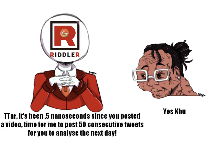 Riddler Khu and TyranitarTube by LonerEevee on DeviantArt