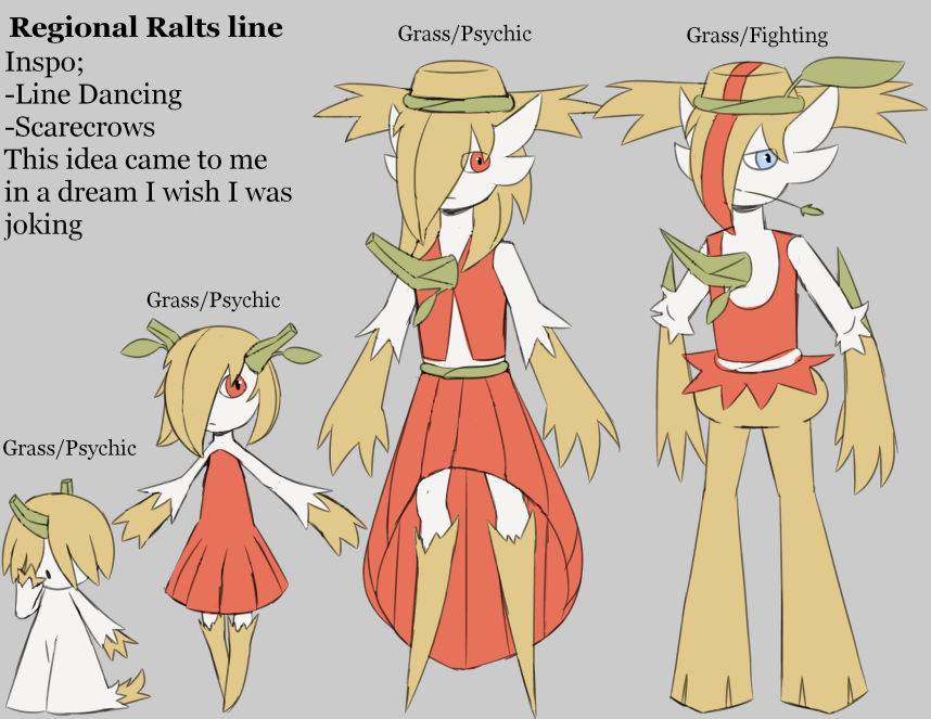Ralts line Regional Variant concept by LonerEevee on DeviantArt