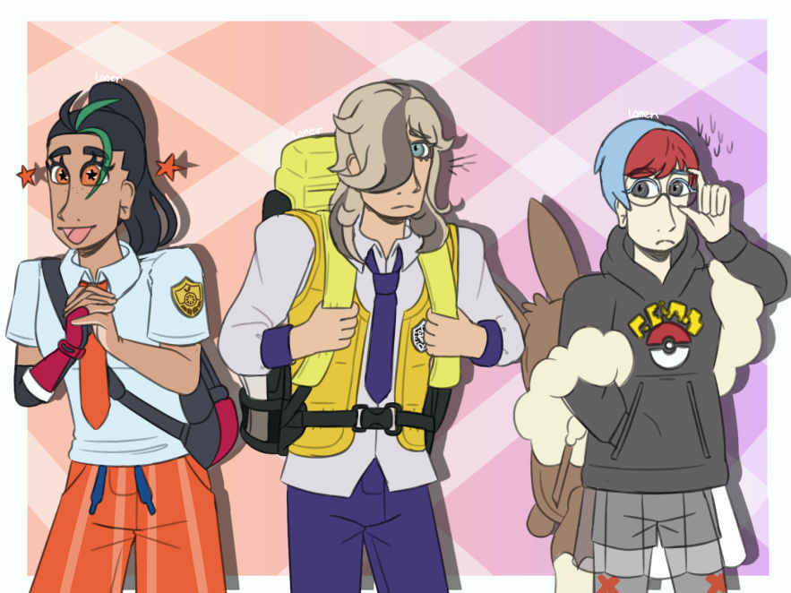 Purple Characters Rivals Pokemon Scarlet/Violet - Rivals! by LonerEevee on DeviantArt
