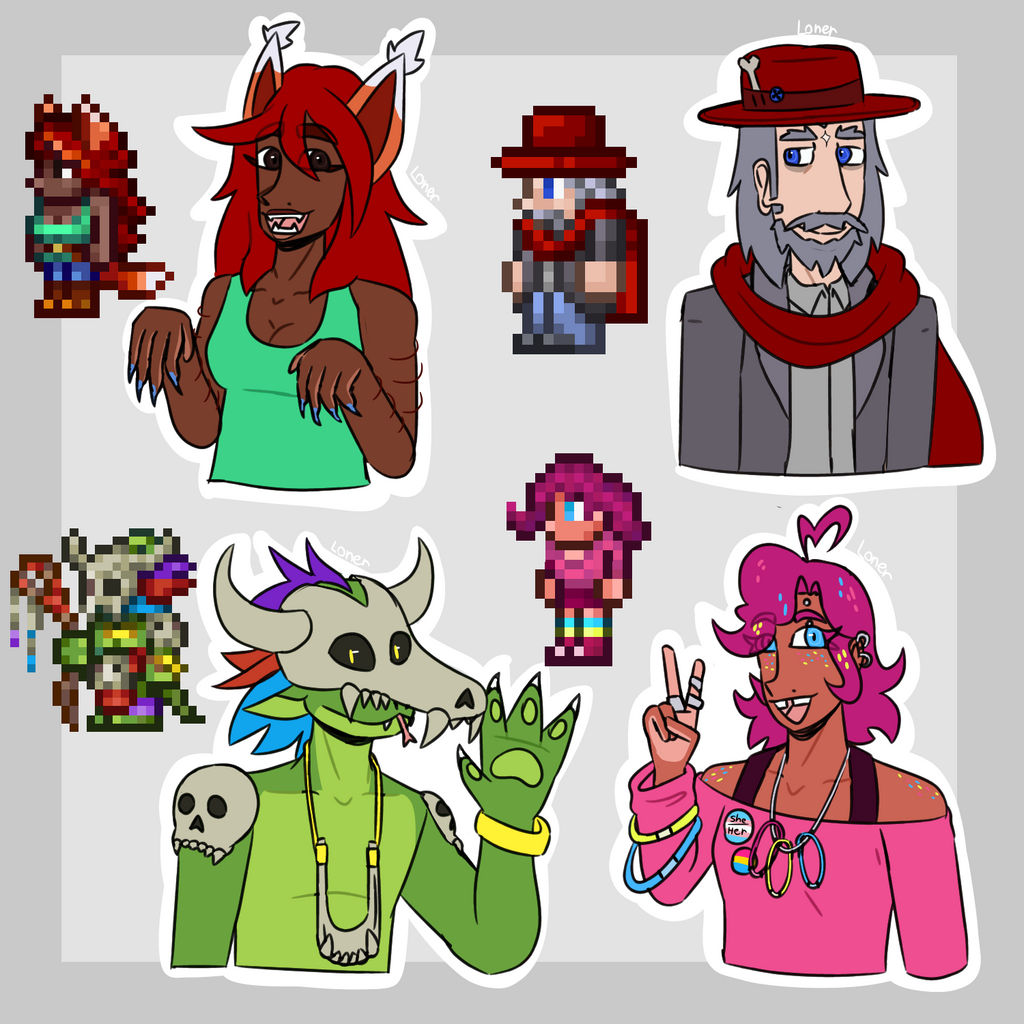 Terraria NPCs 2 By LonerEevee On DeviantArt terraria-npcs-2-by-lonereevee-on-deviantart