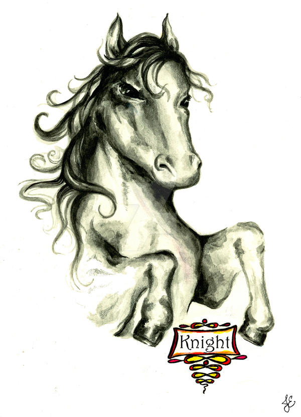Chess Knight Deviantart Knight Chess Piece by Justine-Ehlers on DeviantArt