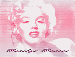 Marilyn Monroe Typographic Portrait