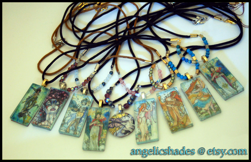 Jul 2009 Glass Tile Pendants