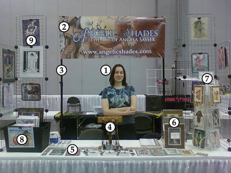 Artist Alley Table Part 1 by AngelaSasser