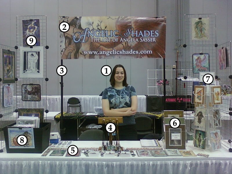 Artist Alley Table Part 1 by AngelaSasser