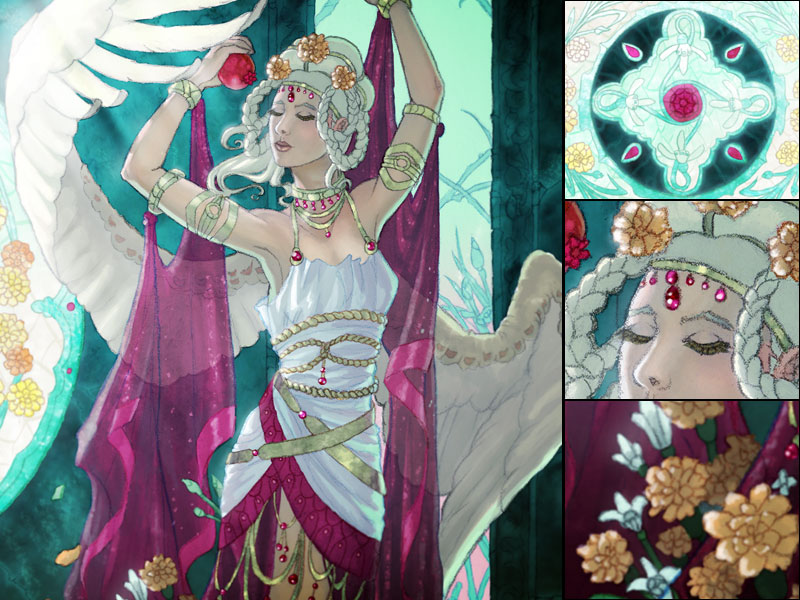 Detail of Angel of January