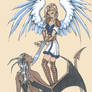 Angel vs. Succubus Tattoo