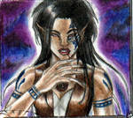 Nynias Vampiric Form by AngelaSasser