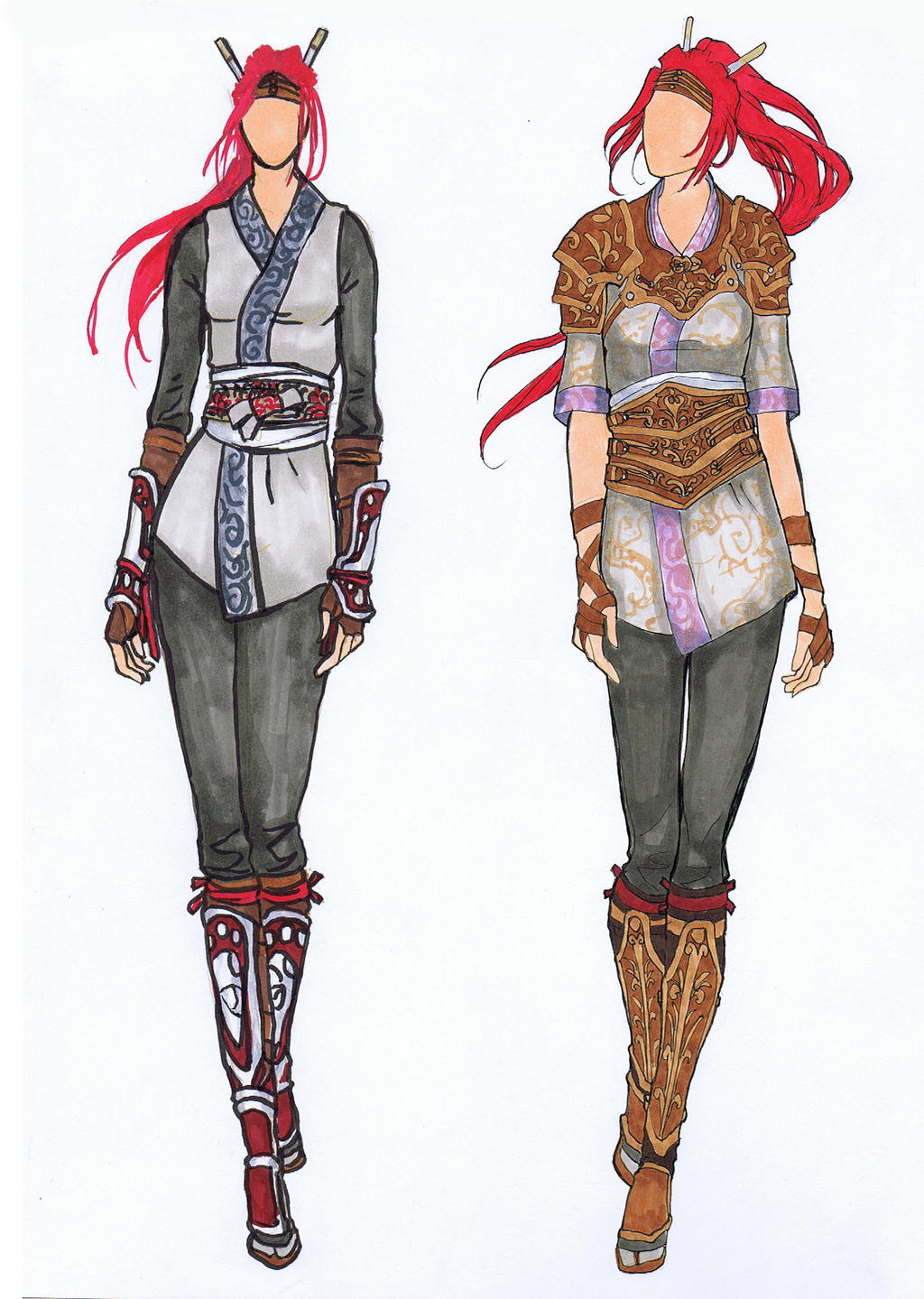 Nariko of Heavenly Sword Redesign - Fashion Plates