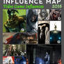Ang's 2016 Influence Map - Video Game Influences