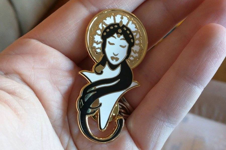 Patreon Enamel Pin - Lady of Eternity