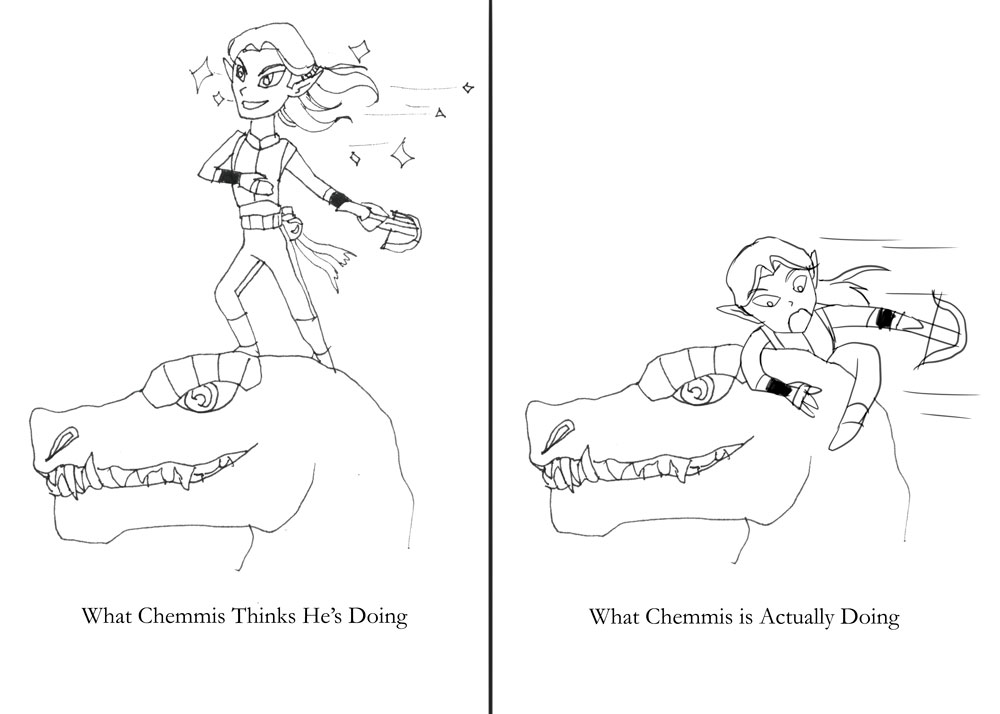 Chibi Comic - DnD Adventures in Polymorph