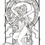 Aurora:  Day Line Art