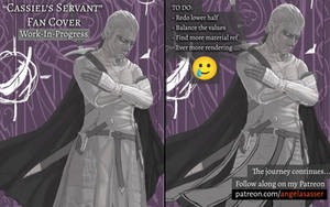 WIP Cassiel's Servant - Redrawing Joscelin