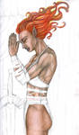 Prayer Before Battle-WIP by AngelaSasser