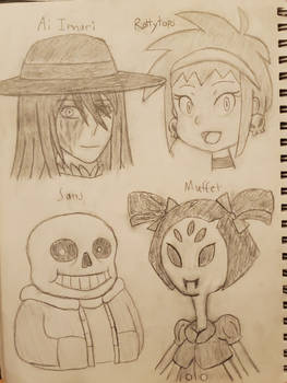 Ai Imari, Rottytops, Sans, and Muffet