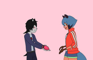 (Very Late) Valentines 2026 Neon and Michiru Kagem