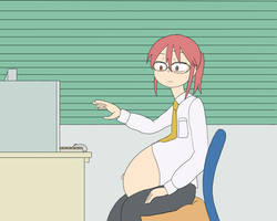 (Request) Pregnant Office Worker Kobayashi