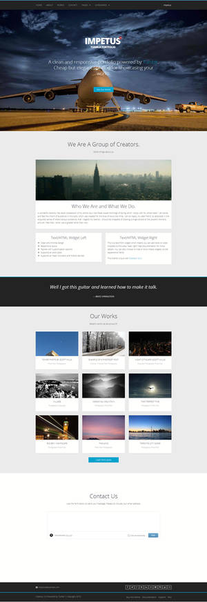 Impetus Tumblr Portfolio Theme Version 2.0 Update