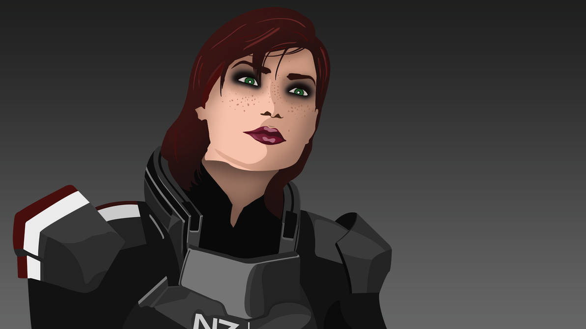 Commander Shepard Vector by taylderp on DeviantArt