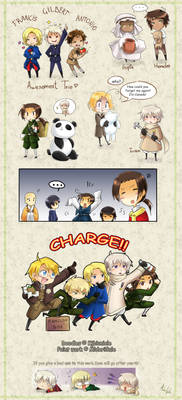 Hetalia chibis ATTACK