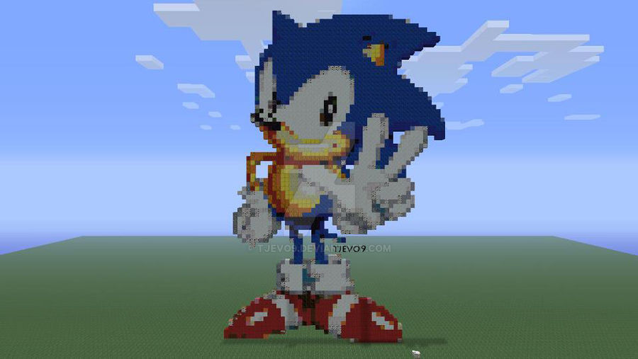 Sonic the Hedgehog on Minecraft Xbox 360 Edition by tjevo9 on DeviantArt