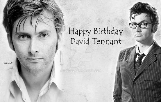 Happy 42nd Birthday David Tennant