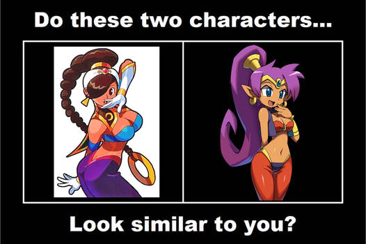 Do these two characters look similar to you?