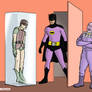 Batman, Robin, and Mr. Freeze by bondageincomics