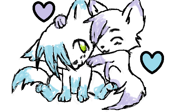 Cute cartoon wolves by chloboww on DeviantArt Cute cartoon wolves by chloboww on DeviantArt