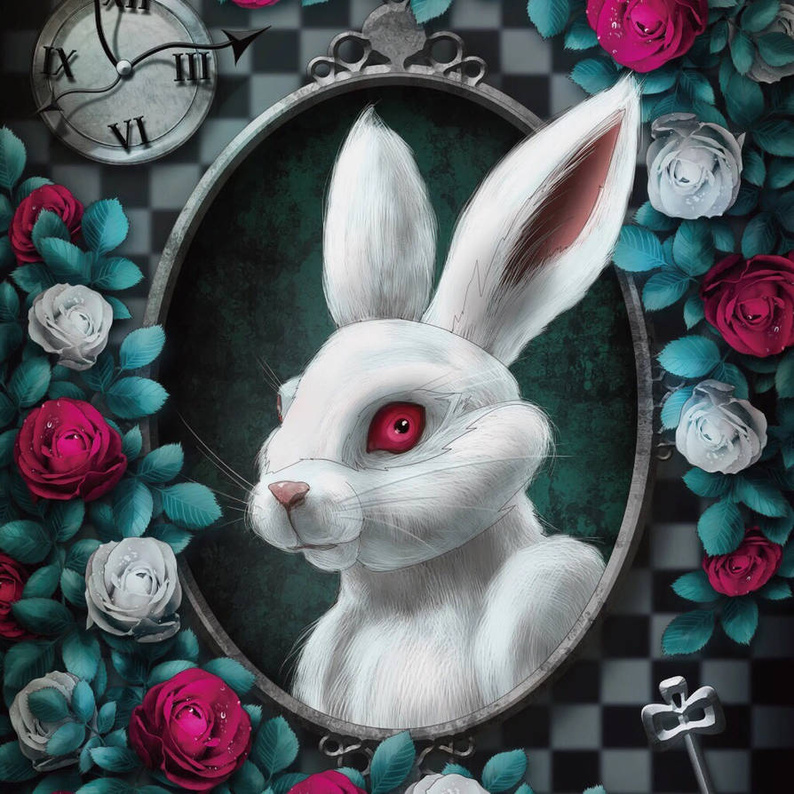 White Rabbit Woderland Drawings White Rabbit of Wonderland by kathytran16 on DeviantArt
