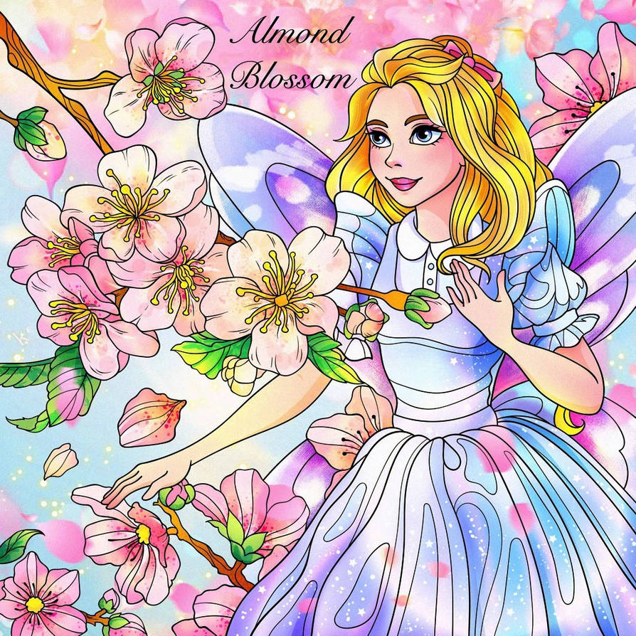Almond Blossom Fairy by kathytran16 on DeviantArt