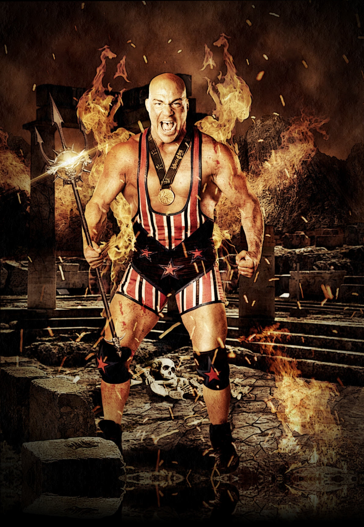 Kurt Angle Poster by abhishekawsomesharma on DeviantArt