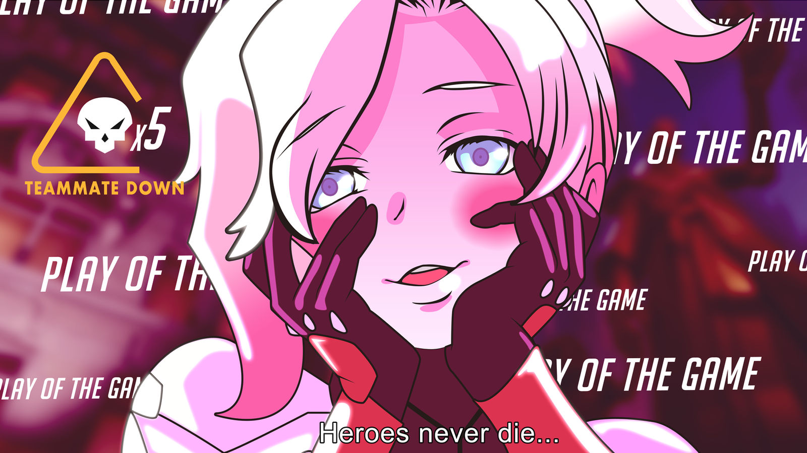 Wallpaper - Yandere Mercy by Skele on DeviantArt