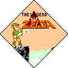 Legend of Zelda quilt peice