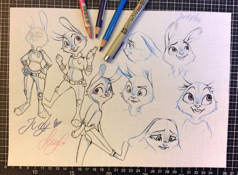 judy hopps - sketches