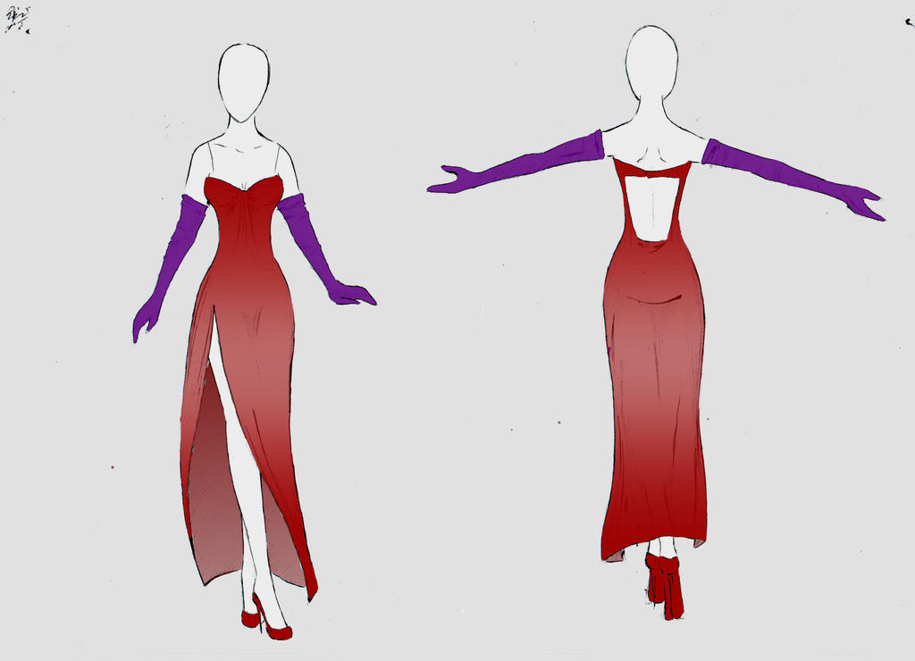 Jessica Rabbit Dress by AciraKrents on DeviantArt