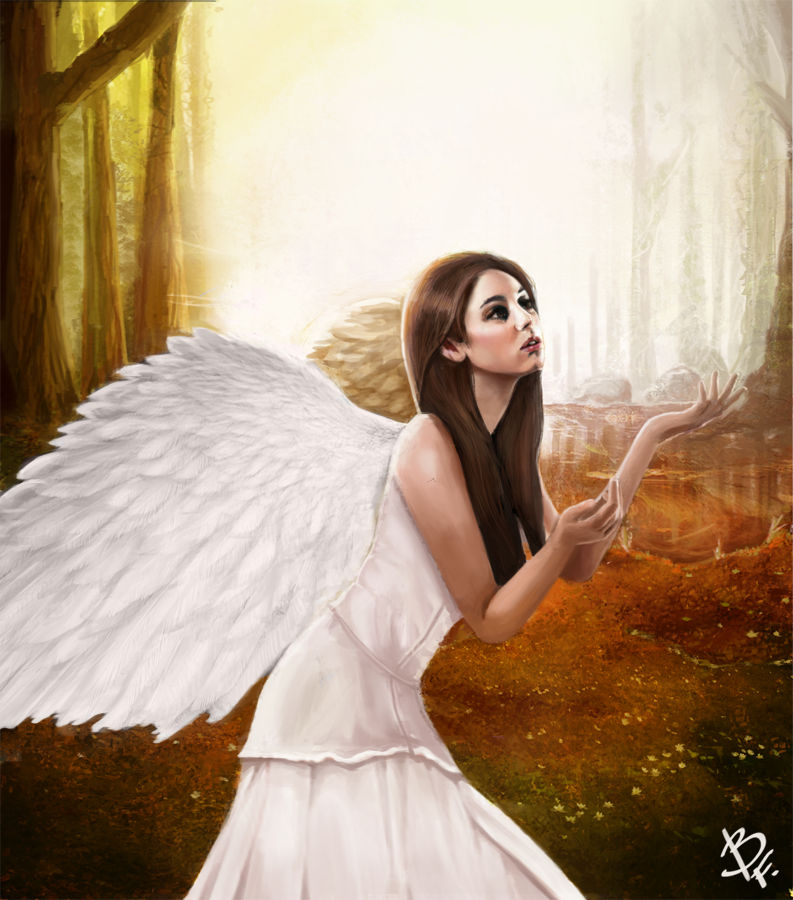 Angel by BluefireArt on DeviantArt